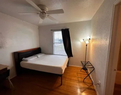 Room with attached bath